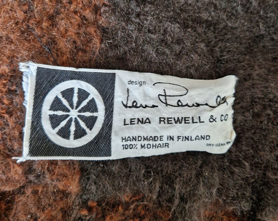 Design Lena Rewell  Co mohairfilt / pläd Svenskt Tenn