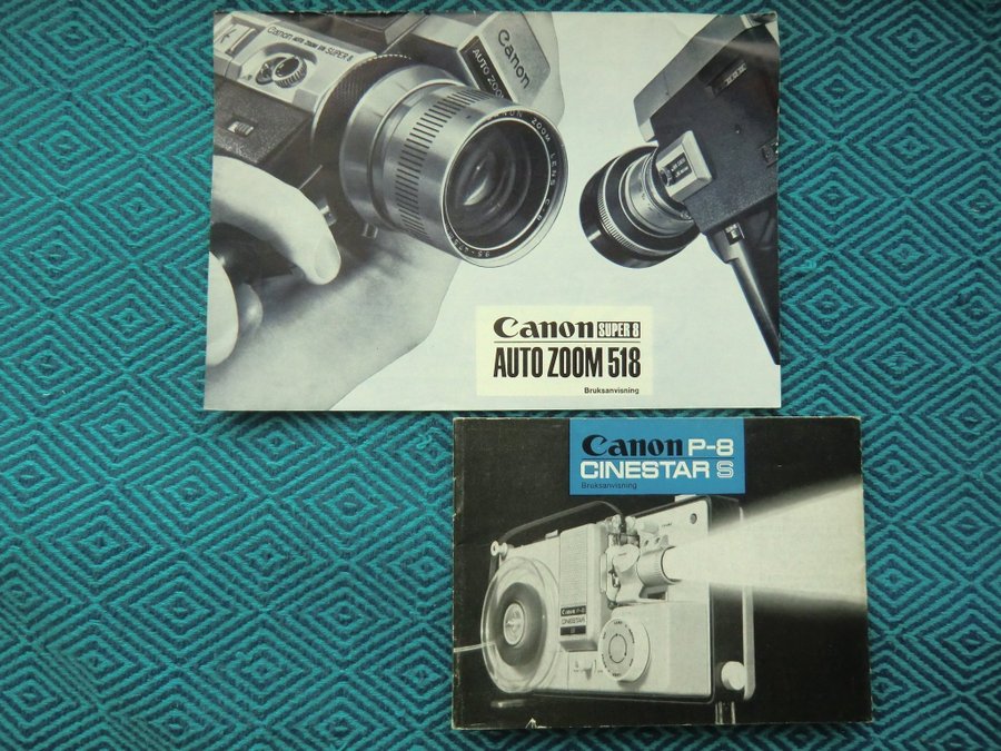 Canon Super 8 Auto Zoom 518 +P-8 projektor.