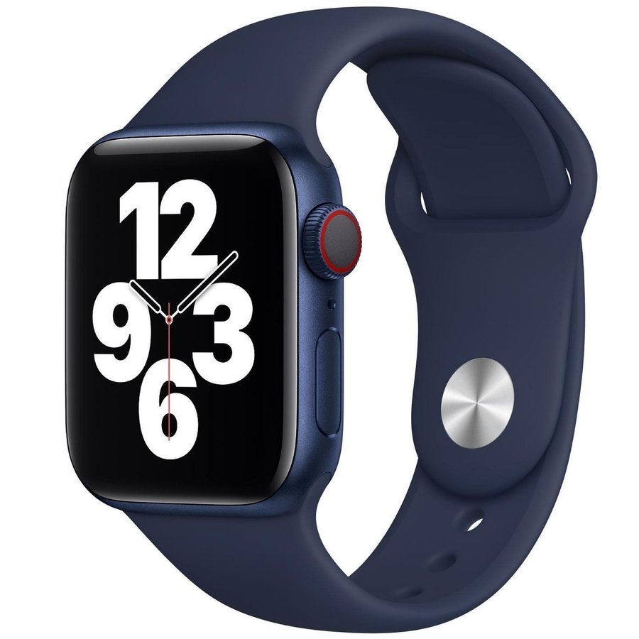 Silikonband 44/45/46/49mm (S/M) Apple Watch Armband - MARINBLÅ