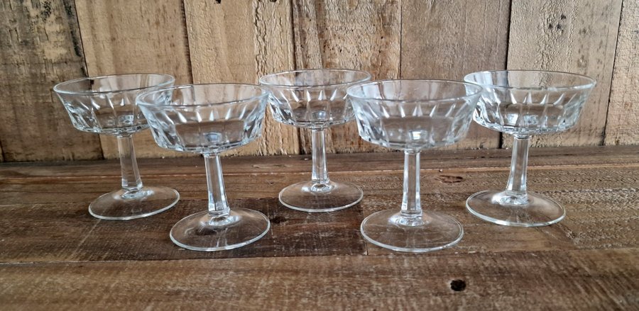 Cristal d'Arques darques sherryglas starkvin champagneglas Regency Regence 5st