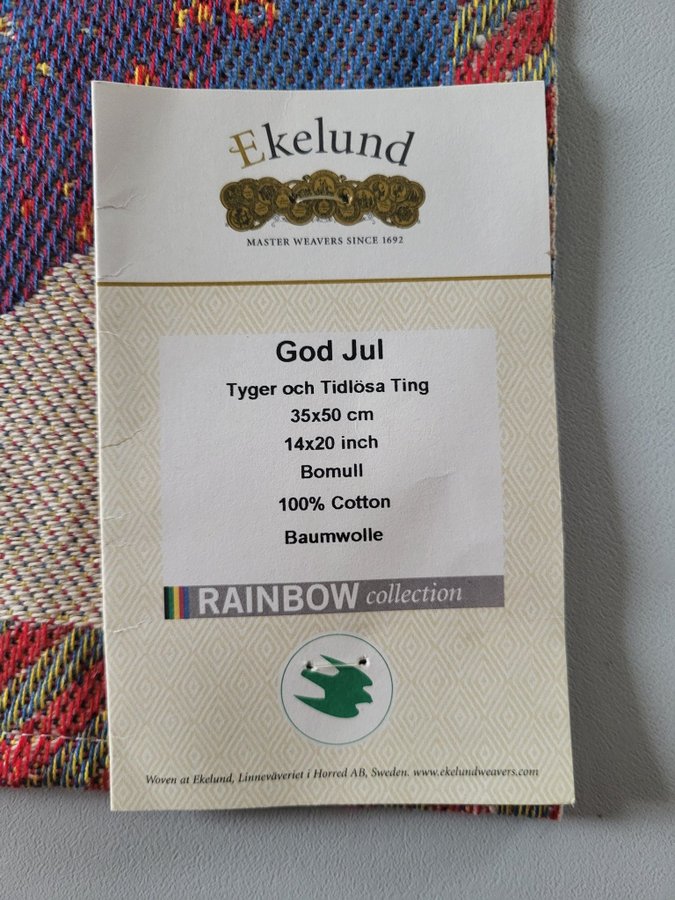 Ekelund God Jul kökshandduk