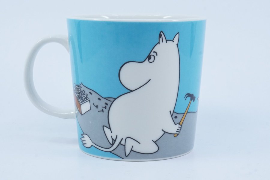 Muminmugg Mumintrollet, turkos / Moomin Mug Moomintroll [A]