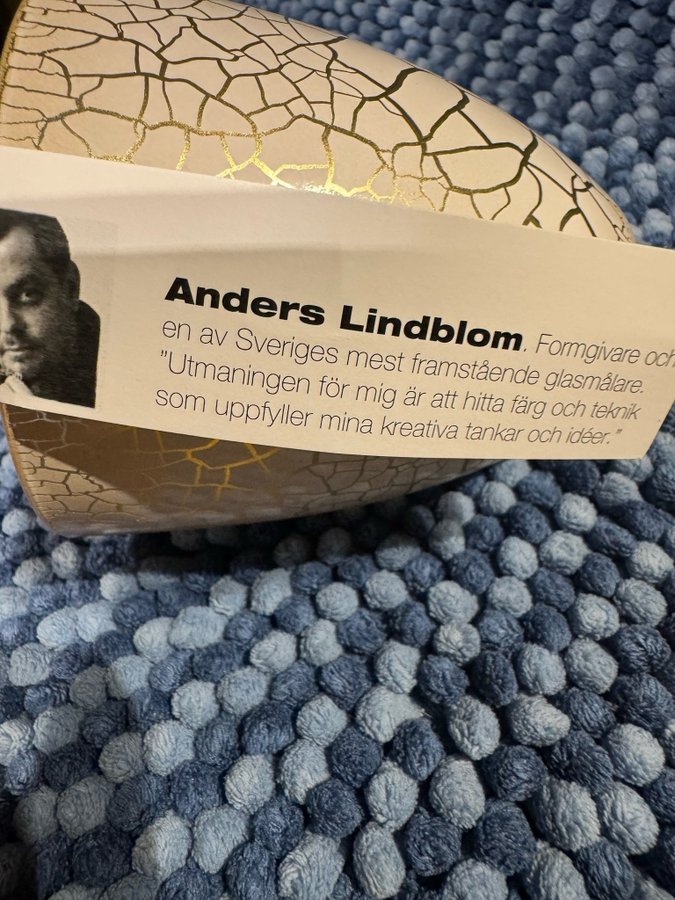 Nybro handmålad ljus lykta av Anders Lindblom