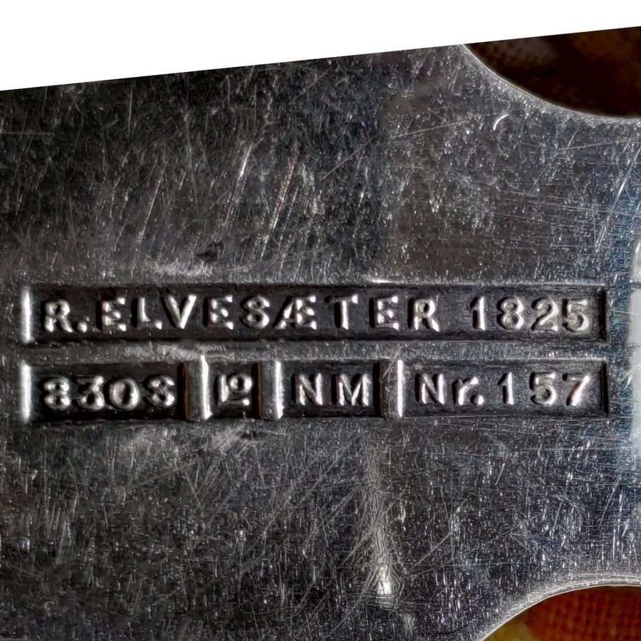 Brevkniv, brevsprätt norsk R. Elvesaeter 1825