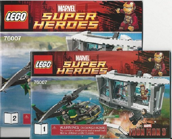 LEGO 76007 Iron Man 3 - Malibu Mansion OBS! 1kr utropspris!