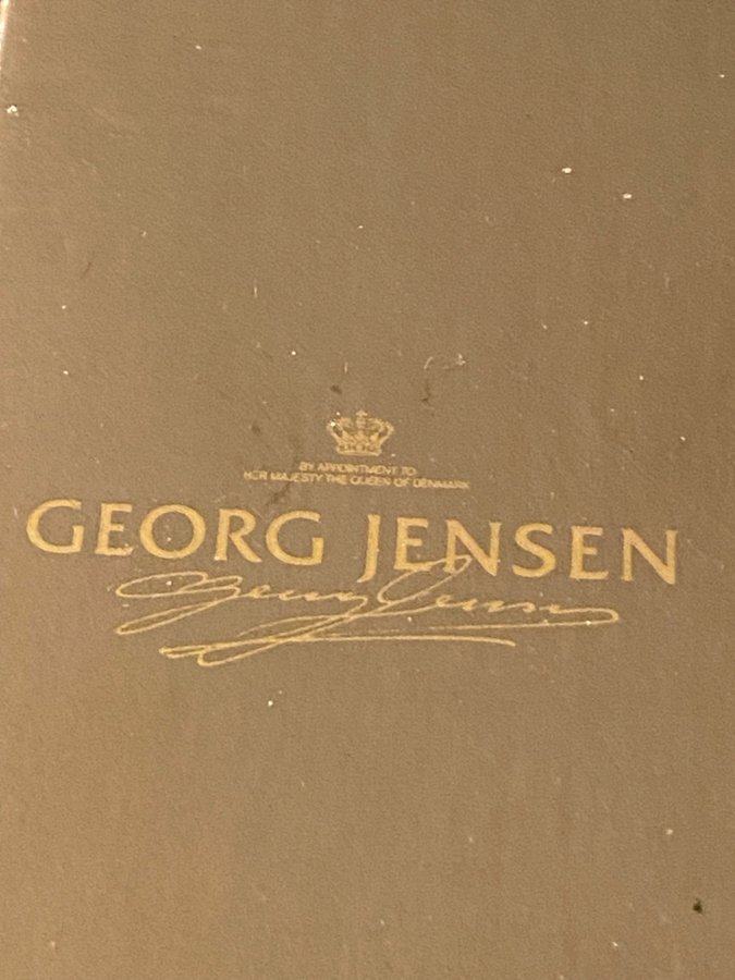 Georg Jensen adventsljusstake i guldpläterad mässing Mycket vacker