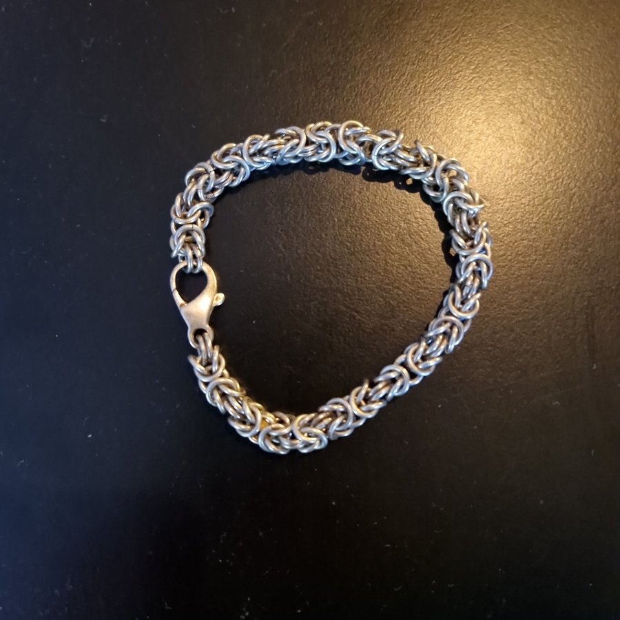 Kejsarlänk armband silver