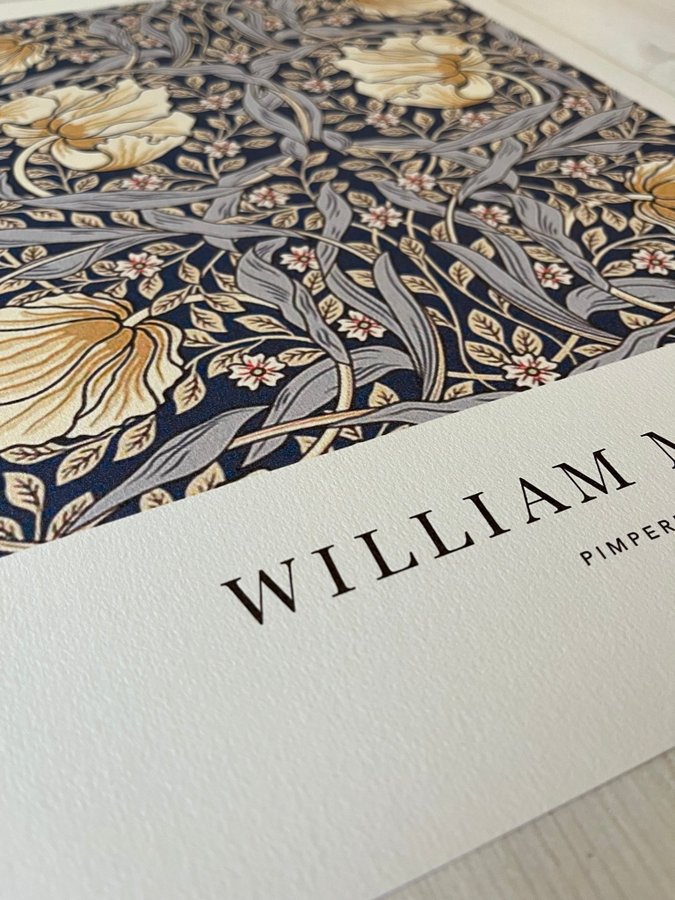 Poster A3 William Morris ”Pimpernel”