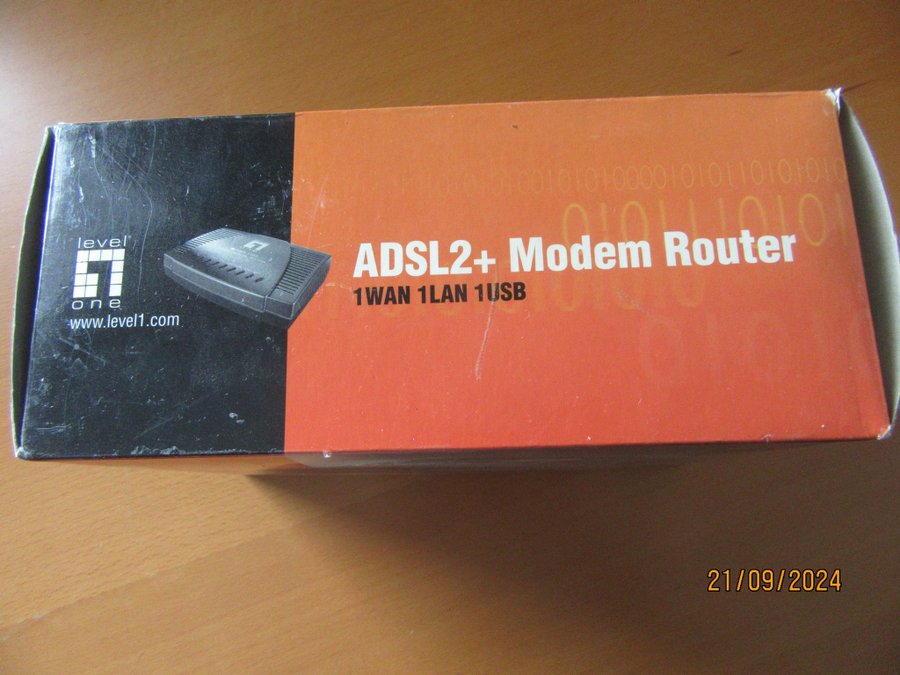 Level One FBR-1161 ADSL2+ Modem Router