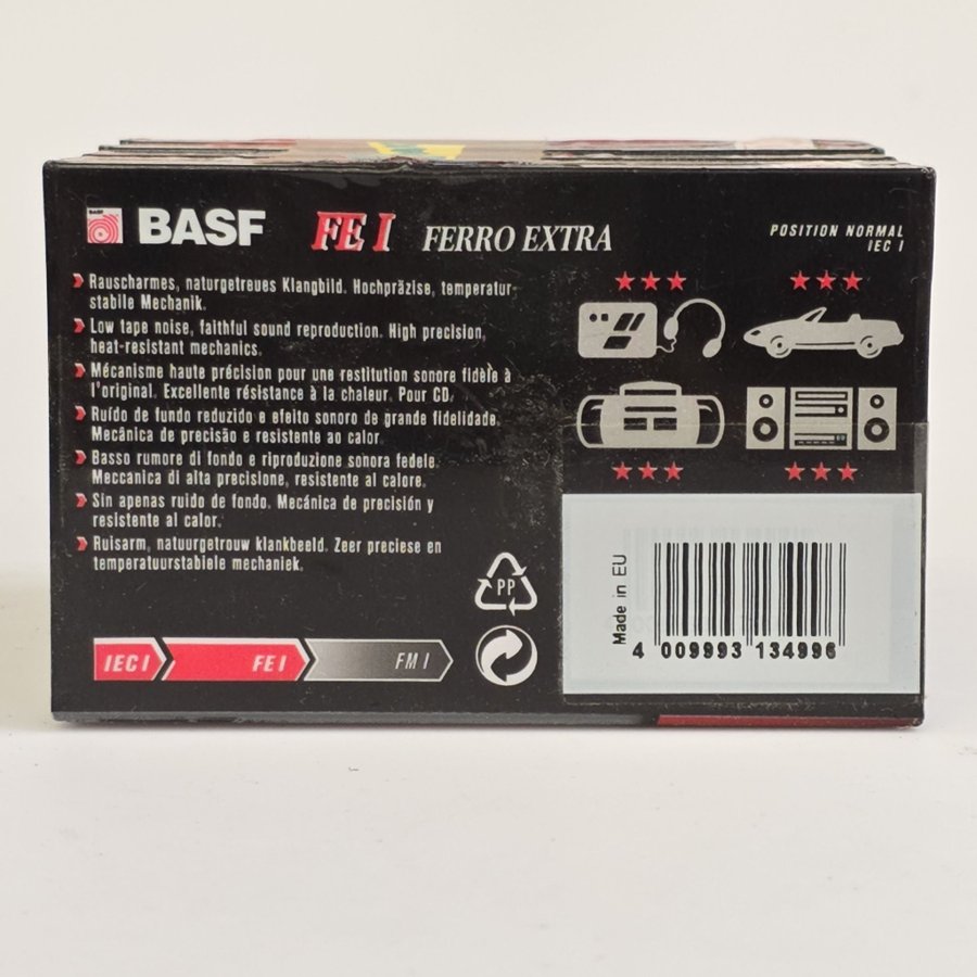 Nya BASF FE I Ferro Extra 90 - 5-pack Kassetter