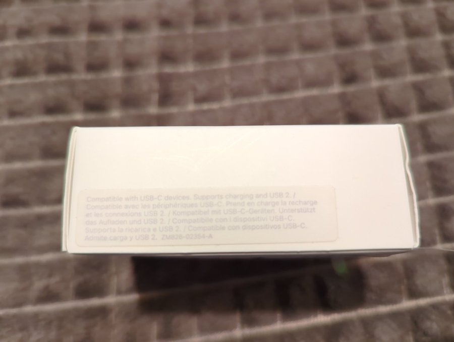 Original Apple USB-C till USB-C-kabel - 2 m - Vit (MLL82ZM/A) ny i oöppnad box!