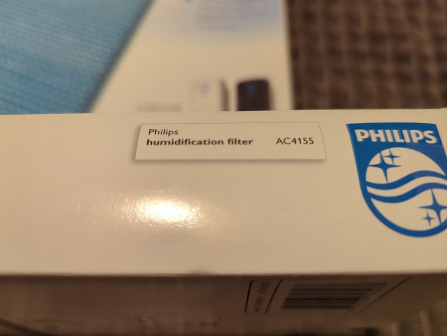 Philips Befuktningsfilter för luftfuktare AC4155/00, 3st nya