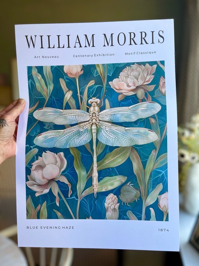 William Morris - Blue Evening Haze