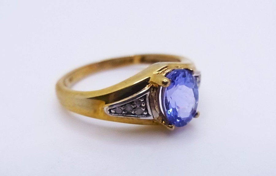 DESIGNER TANZANITE - DIAMANTRING