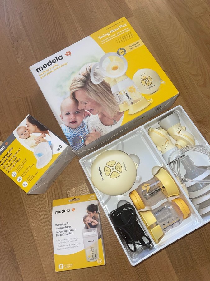 Komplett pumpset från Medela swing flex elektrisk pump