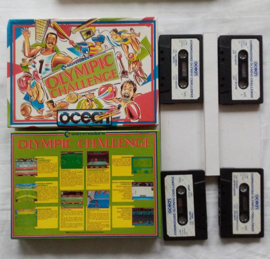 Olympic Challenge (Ocean Software) - Commodore 64 / C64 Spel