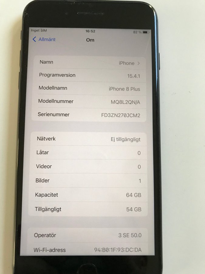 iPhone 8 Plus 64gb olåst