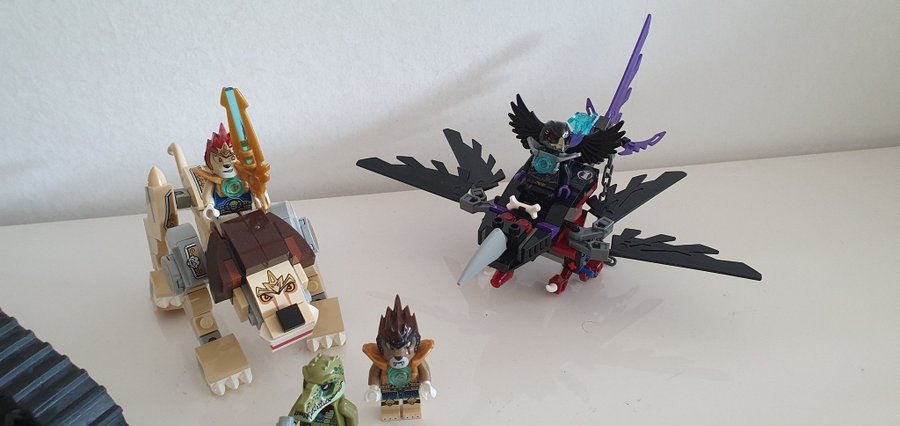 3 olika Lego Chima 70005, 70000, 70123