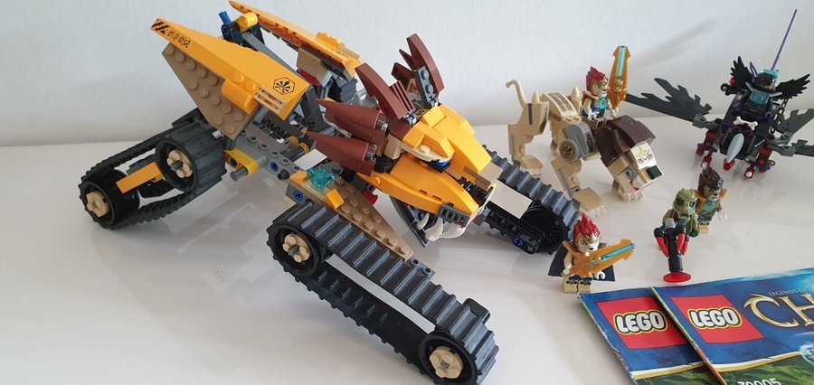 3 olika Lego Chima 70005, 70000, 70123