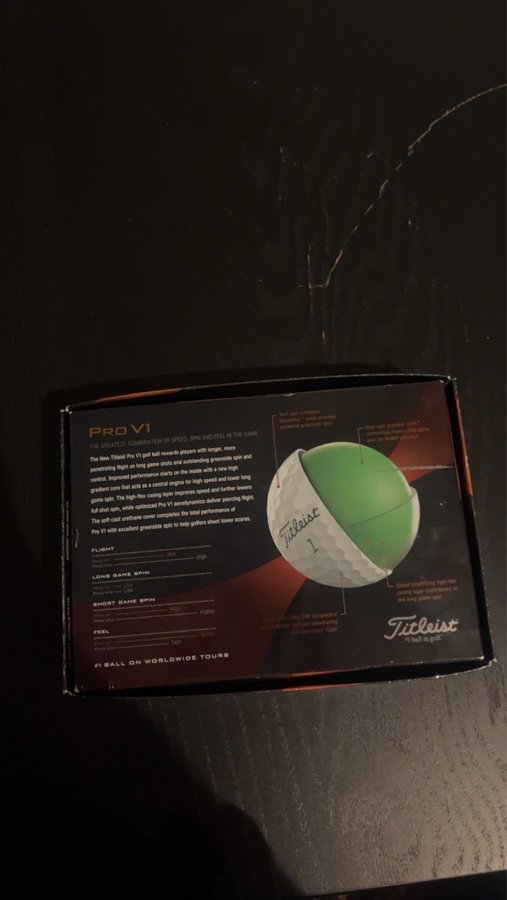 4 st 3 pack Titleist Pro V1 Golfbollar