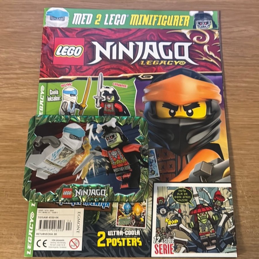 LEGO Ninjago Legacy Tidning med 2 Minifigurer