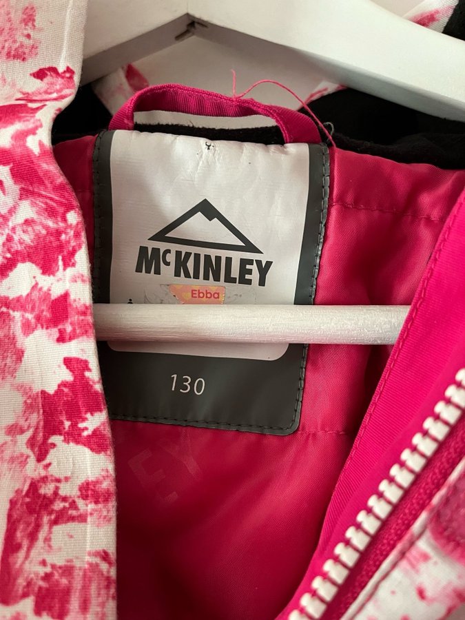 McKinley rosa skidjacka, storlek 130