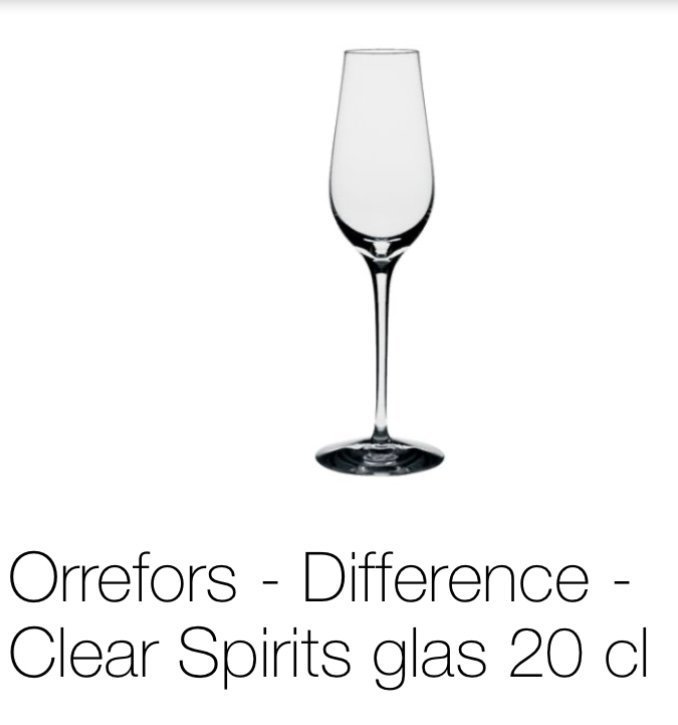 Difference clear spirits Orrefors