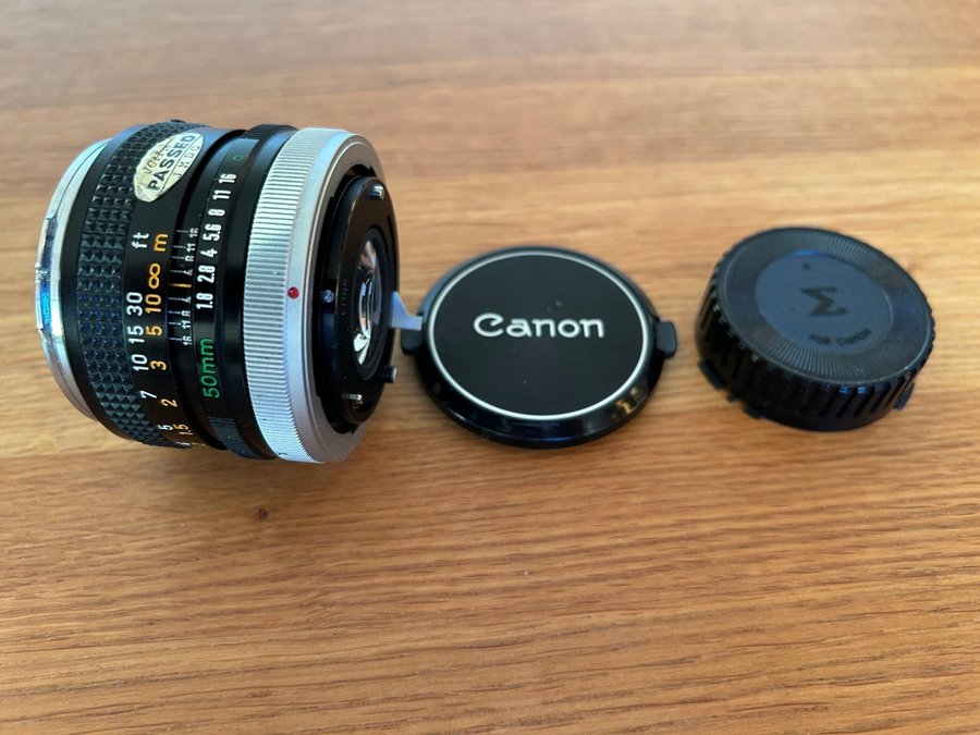 CANON FD 50MM 1.8 CHROME NOSE / SILVER NOSE