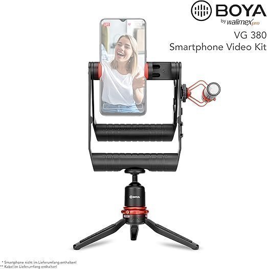 Smartphone Video Kit VG380 I Video Stabilisator I Video Rig med mikrofon