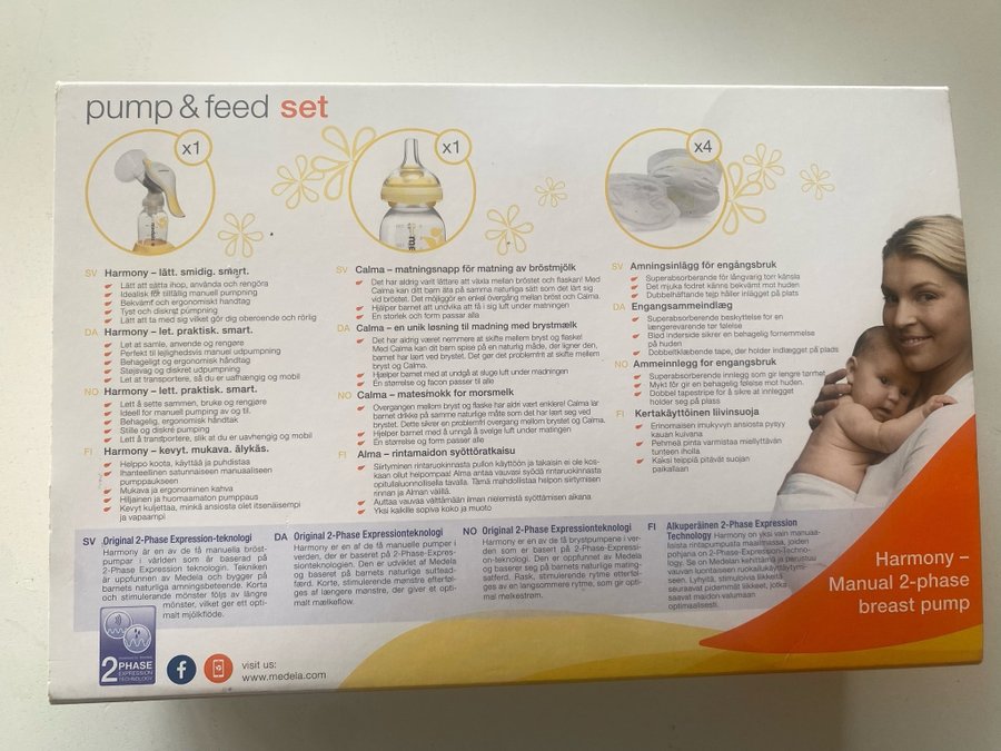 Medela Harmony pump  feed set