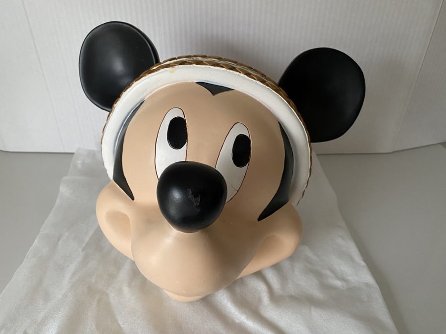 FYRKLÖVERN DISNEY JUL - MUSSE PIGG HUVUD 29 cm och hela 3 kg - MYCKET SÄLLSYNT!