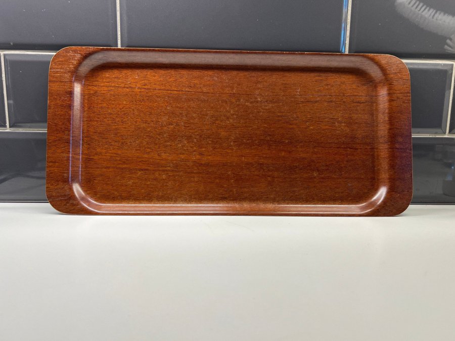 Bricka teak Silva Made in Sweden retro