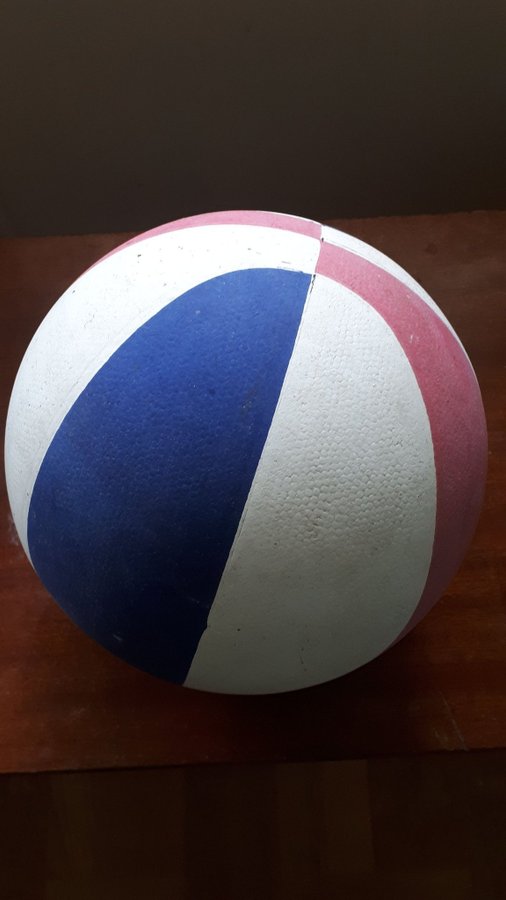 Röd blå vit Beach volleyboll ( basketboll fotboll )