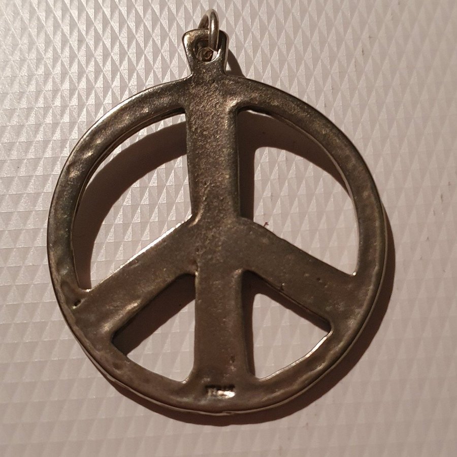 Peace symbol - Hänge till Halsband Fredssymbol o figur