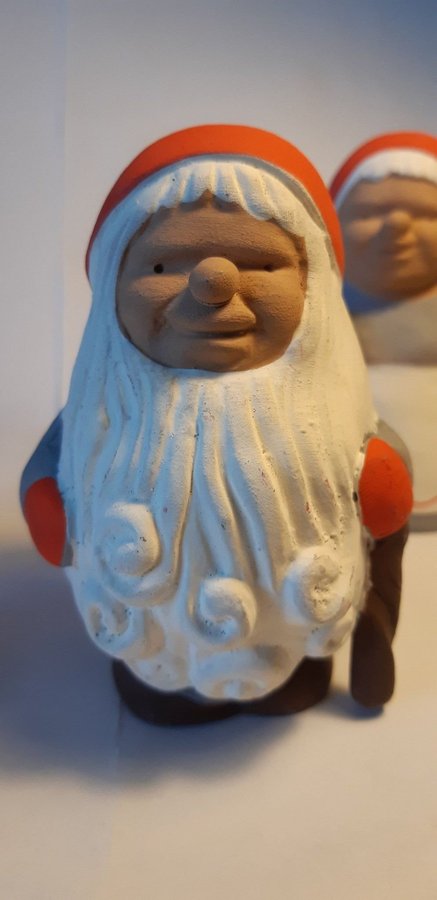 Jul. Irma Yourstone. Tomte familj. 4 st signerade IY.