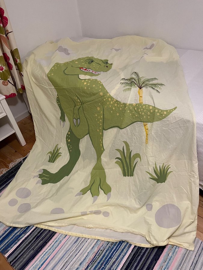 T-Rex och Triceratops påslakanet 150 X 200 cm IKEA