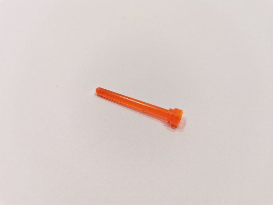 Lego - transparent - antenn - part 3957 - trans neon orange