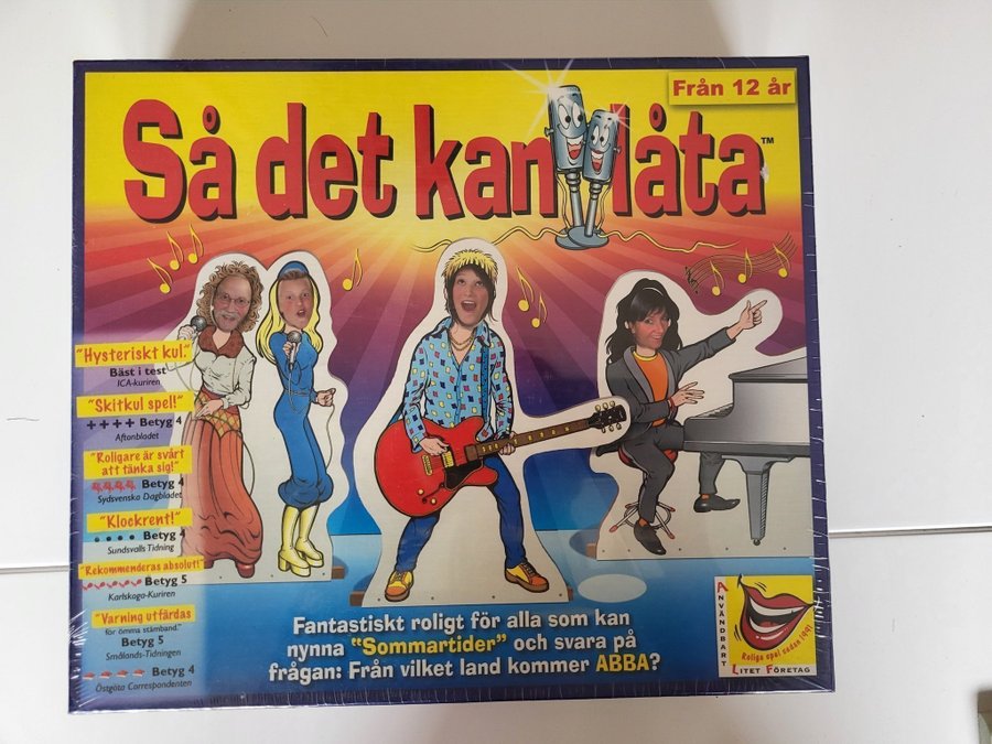 Helt nytt ännu inplastat "Så det kan låta" sällskapsspel