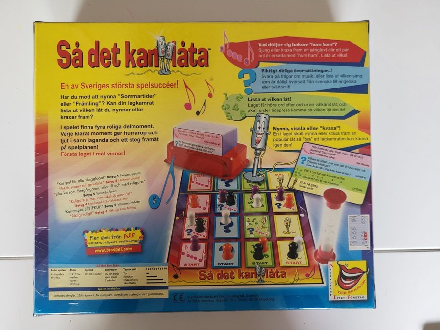 Helt nytt ännu inplastat "Så det kan låta" sällskapsspel