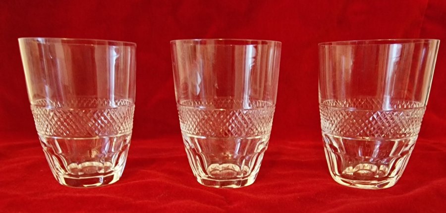 Orrefors Rio 3 st whiskeyglas tumbler Selter glas Edvard Hald