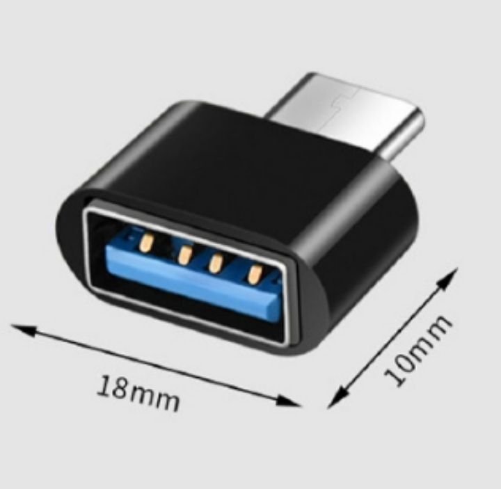 Adapter från USB till USB C.