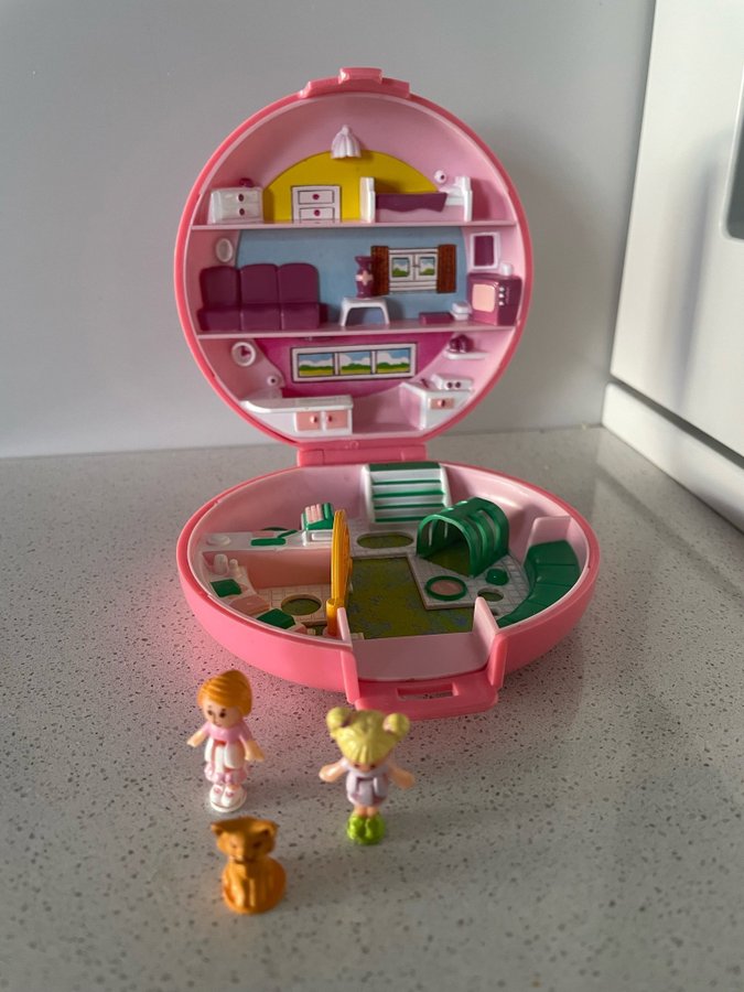 Vintage Polly Pocket Bluebird 1989 inklusive dockor/figurer