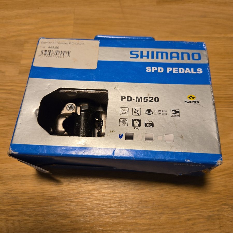 Shimano SPD-pedaler PD-M520