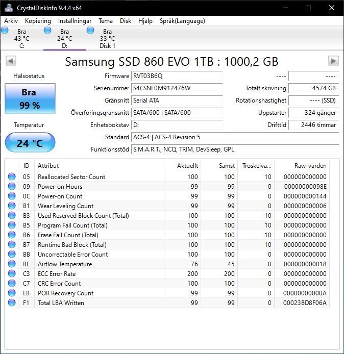 Samsung 860 EVO 1000GB 1TB