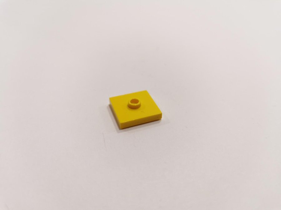 Lego - platt - tile - mod - 2x2 - part 87580 - gul