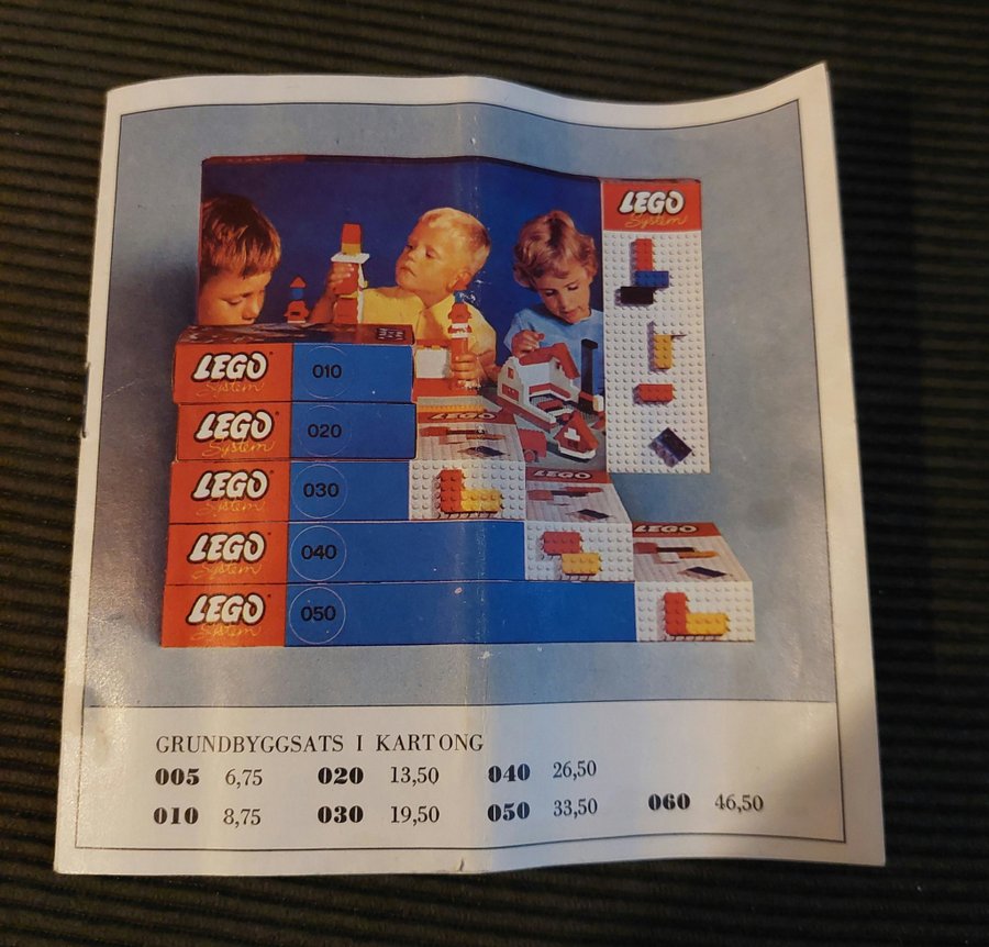 Lego System Katalog 1966 Den första svenska legokatalogen!