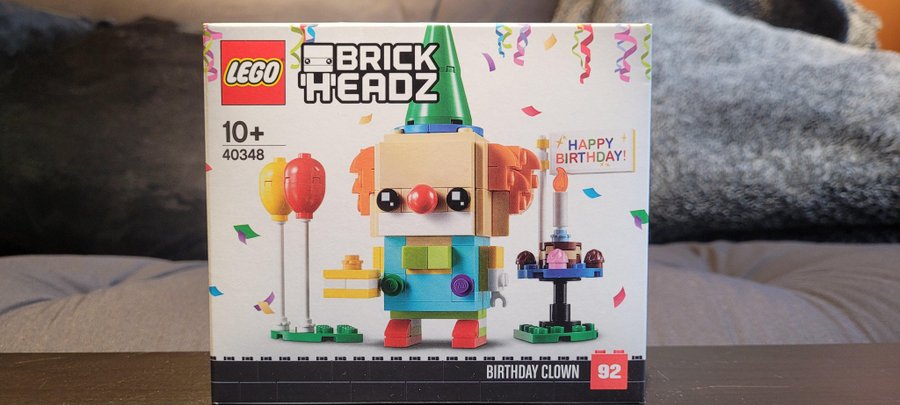 LEGO BrickHeadz "40348 - Födelsedagsclown #92" (NY  OÖPPNAD)