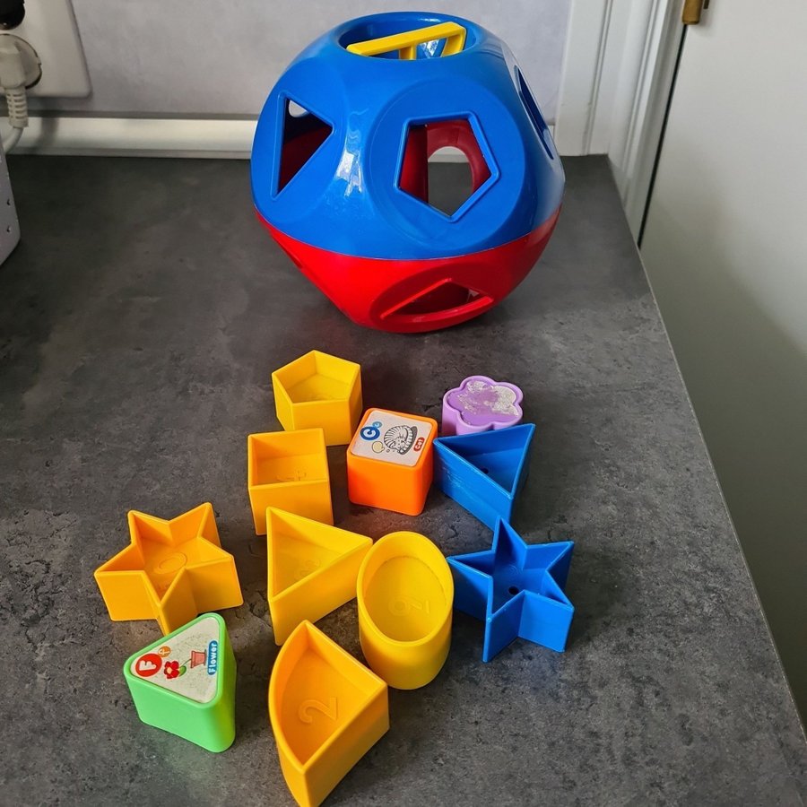 Tupperware Toys puzzelboll pusselboll lekboll boll