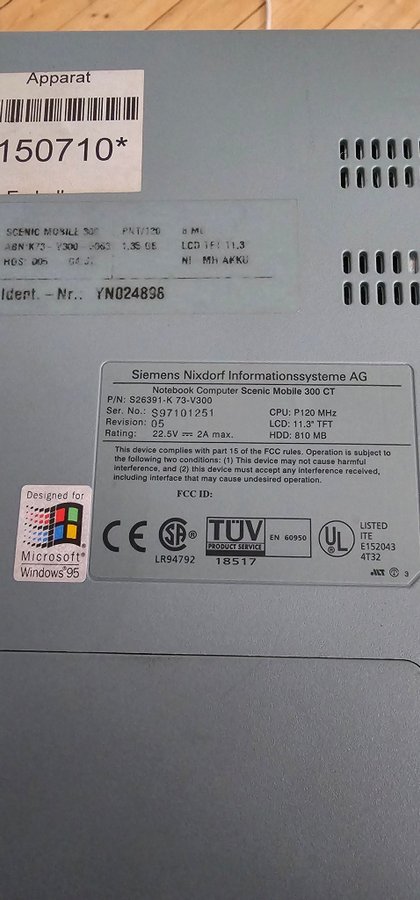 Siemens nixdorf 300 CT