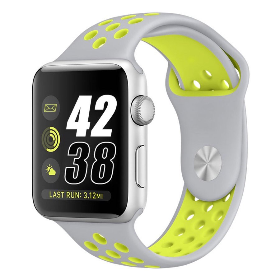 Sport Band 44/45/46/49mm (M/L) Apple Watch Armband - PLATINUM / VOLT